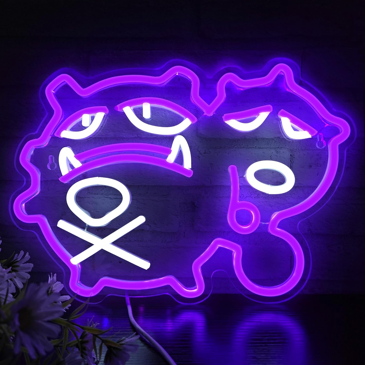Kids Outdoor Gifts - Cute Monster Cartoon Dimmable LED Neon