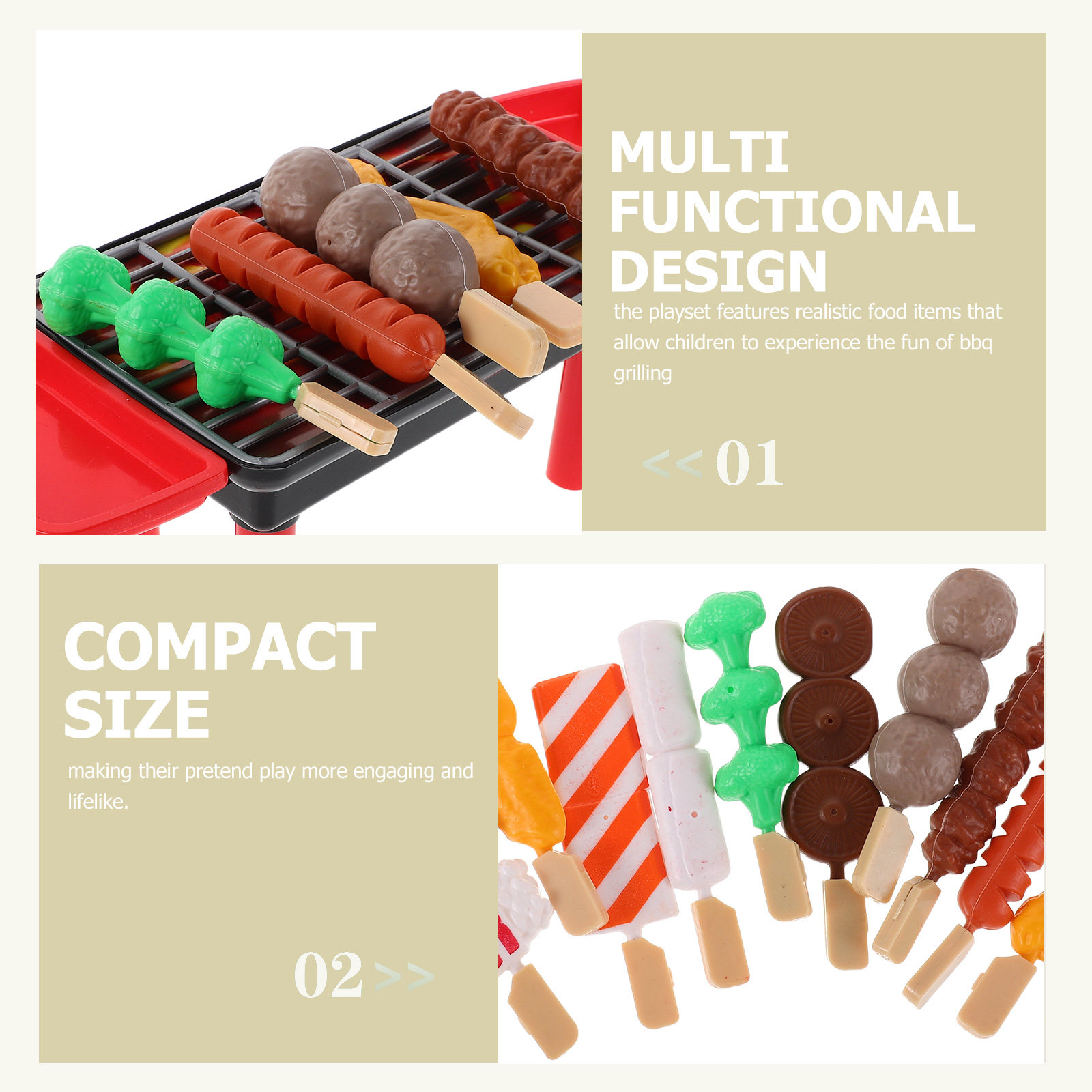 20Pcs Realistic Bbq Grill Play - огляд і ціна Kids Outdoor Grill Set