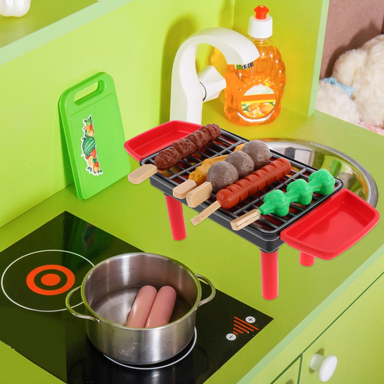 20Pcs Realistic Bbq Grill Play - огляд і ціна Kids Outdoor Grill Set