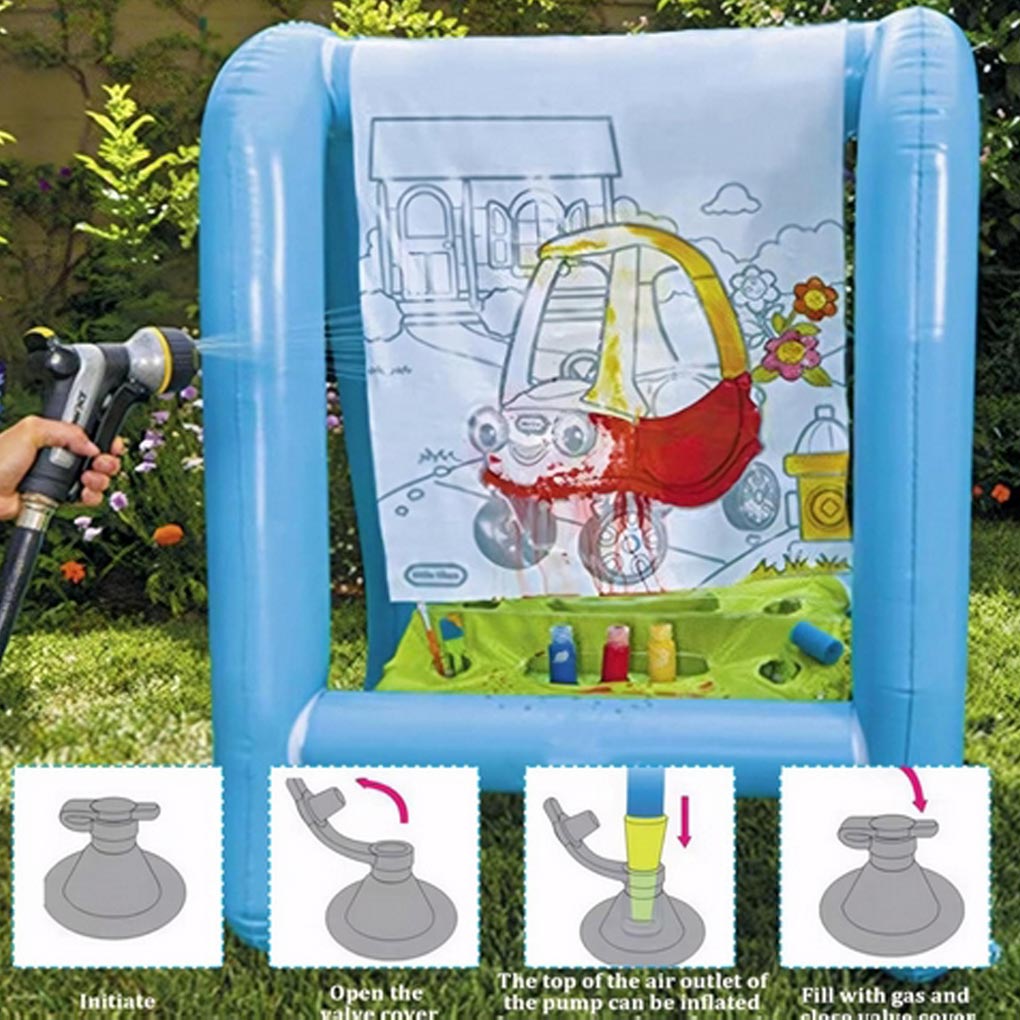 PVC Portable Outdoor Easel Ver - огляд і ціна Kids Outdoor Easel