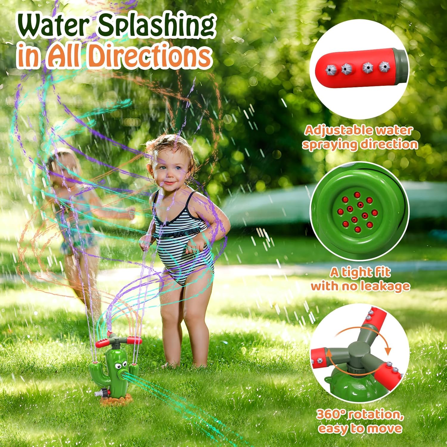 Water Spray Toy Cactus Sprinkl - огляд і ціна Sprinkler Splash Pad