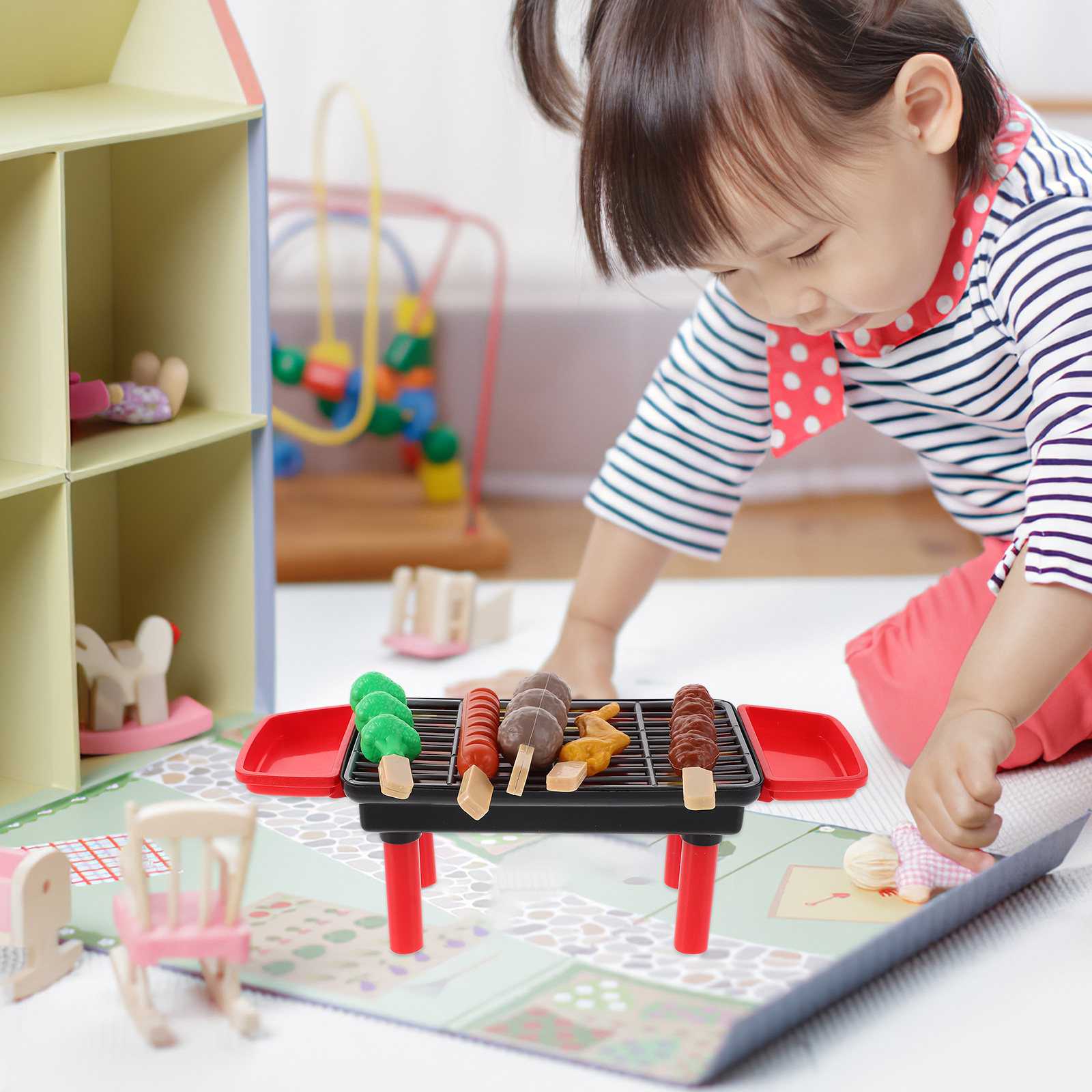 20Pcs Kids Bbq Grill Playset R - огляд і ціна Kids Outdoor Grill Set
