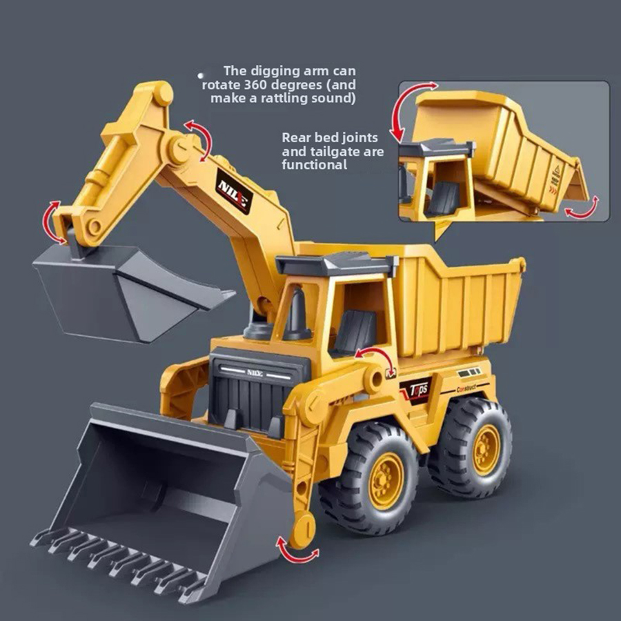 1pcs Excavator Truck Model Toy - огляд і ціна Kids Outdoor Excavator