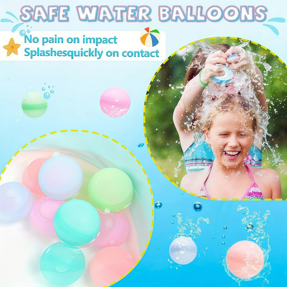 12/20/24/40Pcs Reusable Water  - огляд і ціна Kids Outdoor Pool