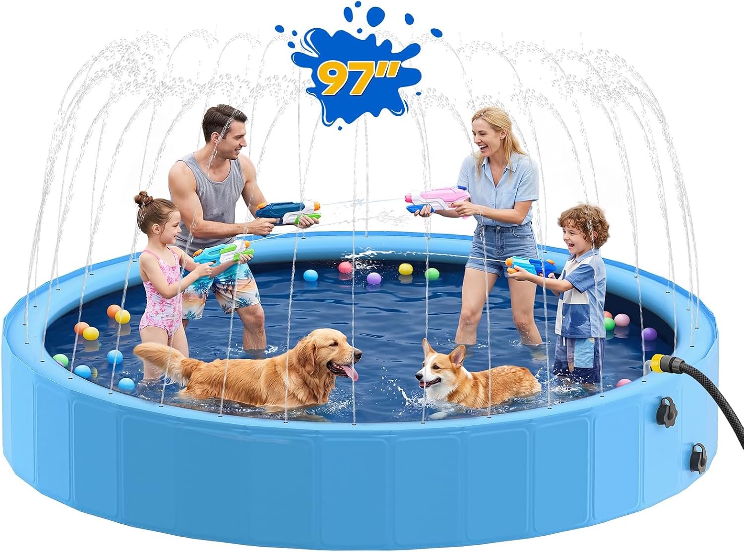 Splash Pad PVC Material Large  - огляд і ціна Sprinkler Splash Pad