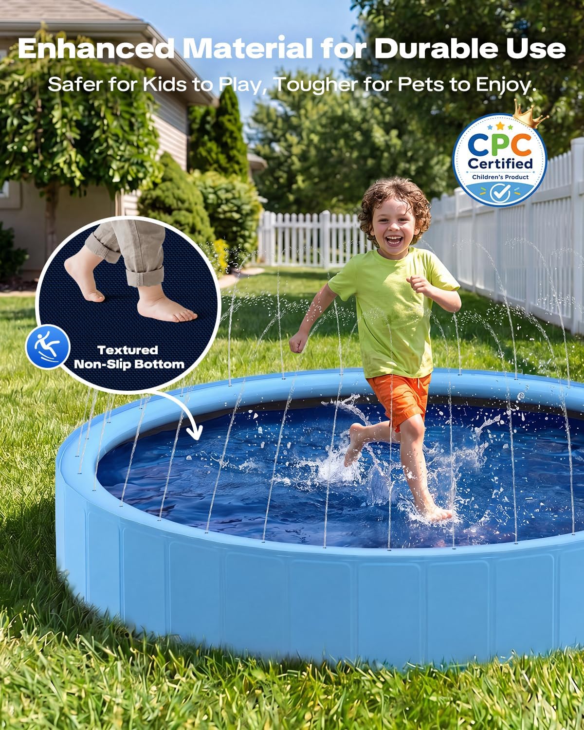 Splash Pad PVC Material Large  - огляд і ціна Sprinkler Splash Pad