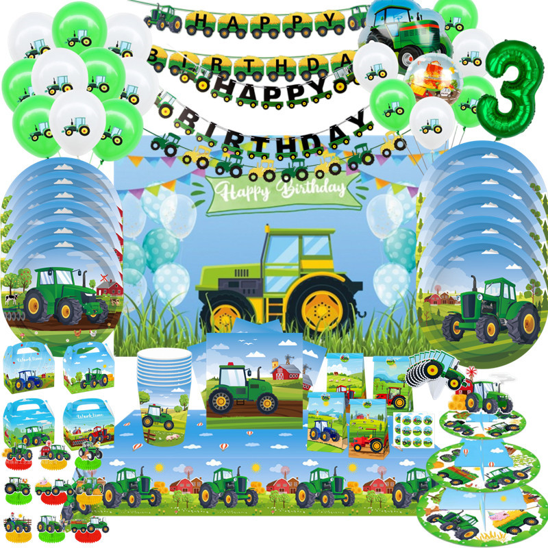 Green Farm Tractor Theme Dispo - огляд і ціна Kids Outdoor Excavator