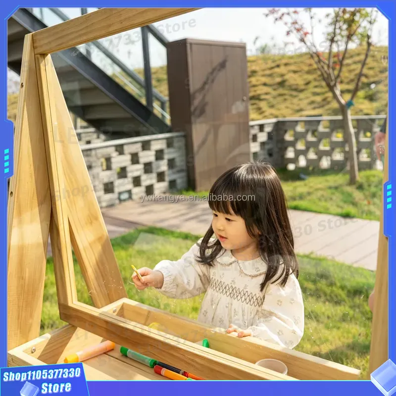 KANGYA SS50 Wooden Kids Art Ea - огляд і ціна Kids Outdoor Easel
