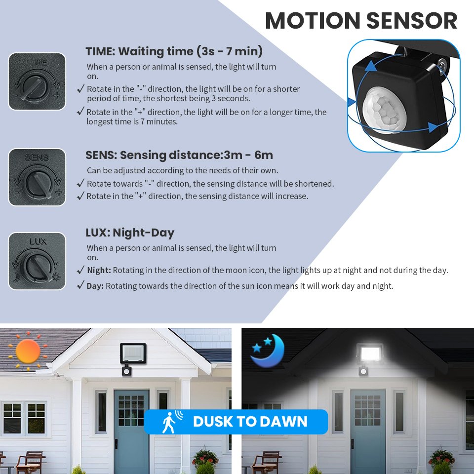 LED Flood Light PIR Motion Sen - огляд і ціна Balance Beam Outdoor