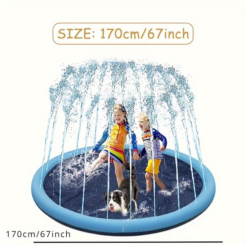 170×180cm Large Water Splash P - огляд і ціна Sprinkler Splash Pad