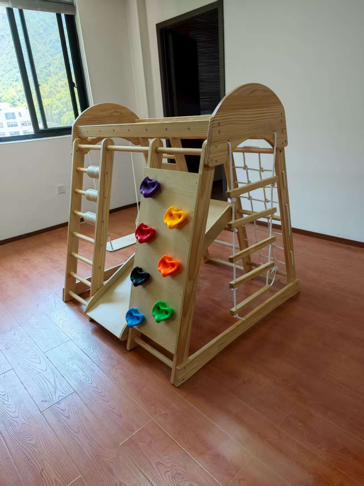 Wooden Kids Climbing Frame Lad - огляд і ціна Kids Outdoor Climbing Frame