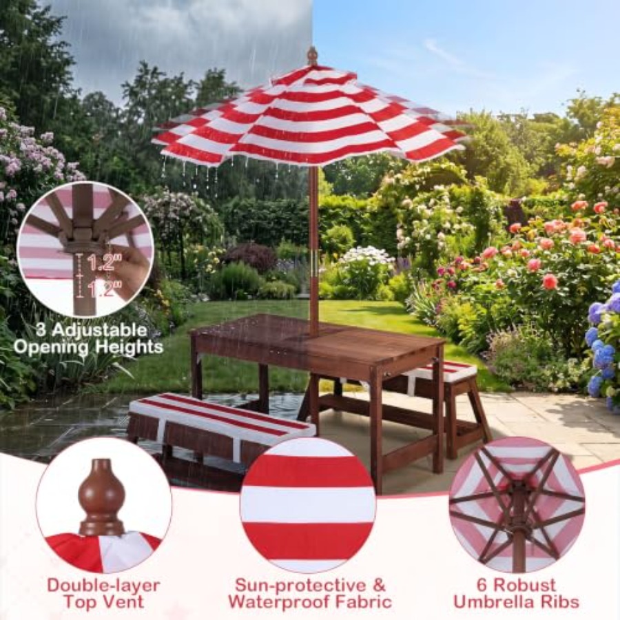 Outdoor kids picnic table for  - огляд і ціна Kids Outdoor Picnic Table