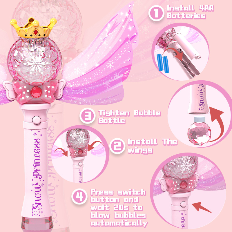 Princess Angel Wing Bubble Wan - огляд і ціна Bubble Sword Wand