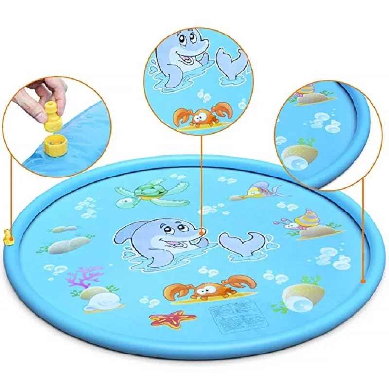 100/170cm Kids Inflatable Wate - огляд і ціна Sprinkler Splash Pad