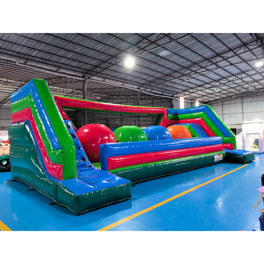 ！@Inflatable Obstacle Course K - огляд і ціна Kids Outdoor Obstacle Course