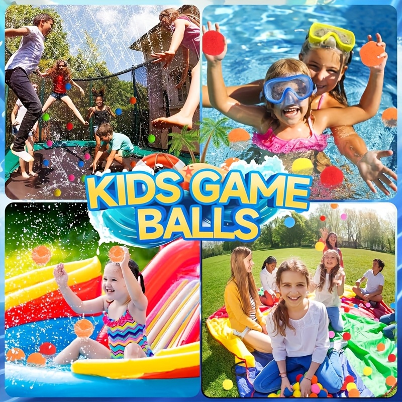 12/30/60Pcs Reusable Water Bal - огляд і ціна Kids Outdoor Pool